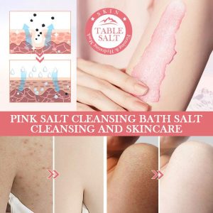 اسکراب بدن کاسه ای سادور Sadoer مدل نمک دریا Pink Bath Sea Salt حجم 220g